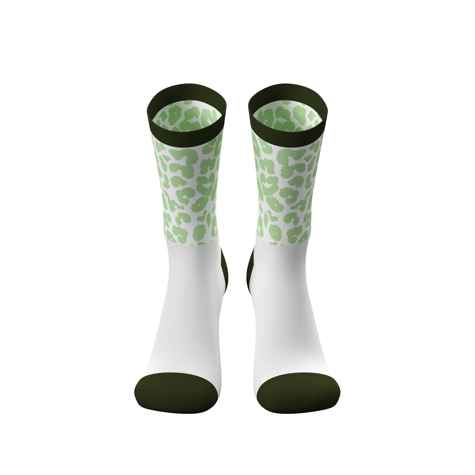 Men's Women's Cycling Socks Heat Absorption PS06-Green