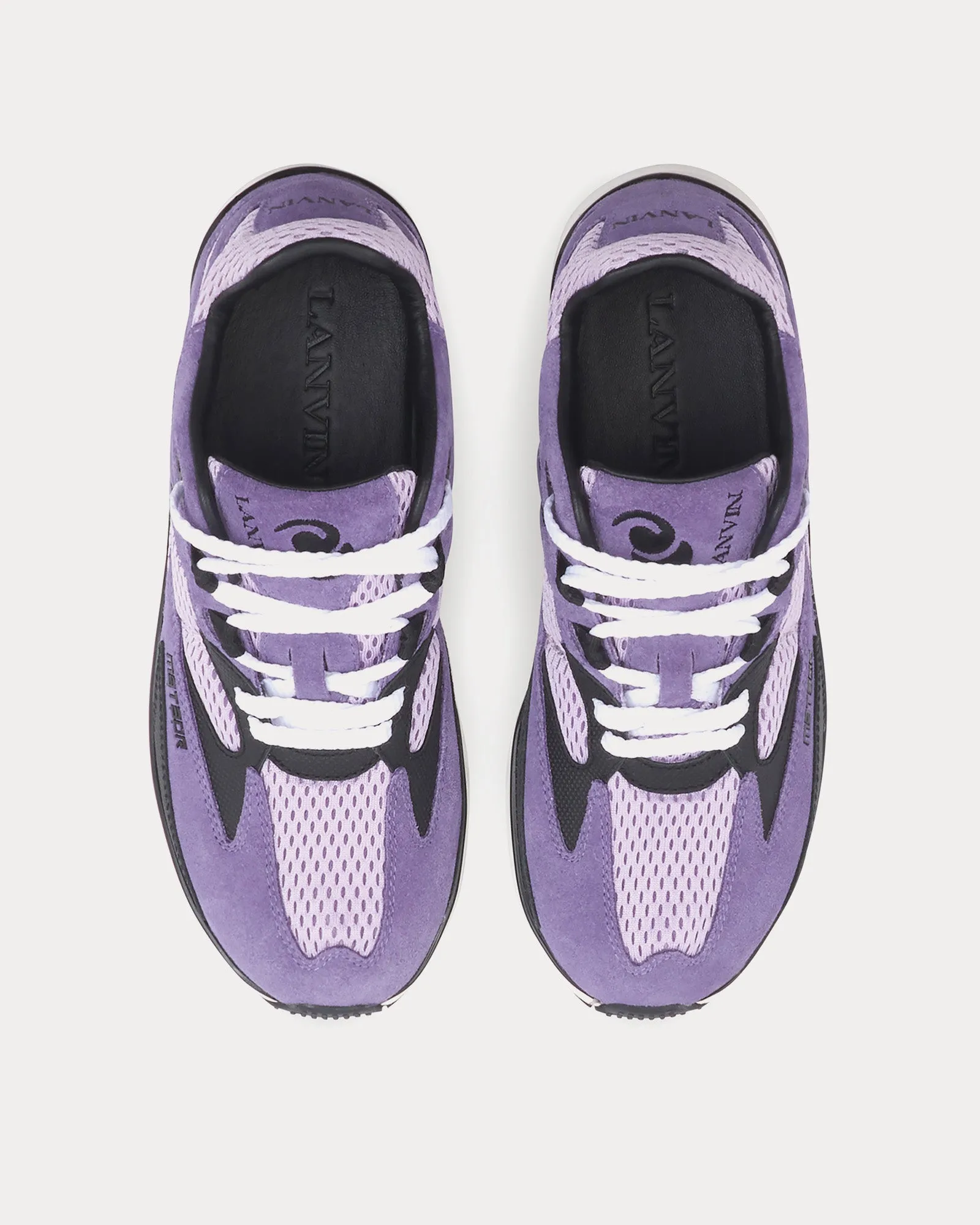 Meteor Mesh & Suede Mauve / Purple Low Top Sneakers