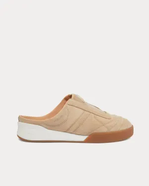 Mules Club 02 Leather Suede Sand Slip On Sneakers
