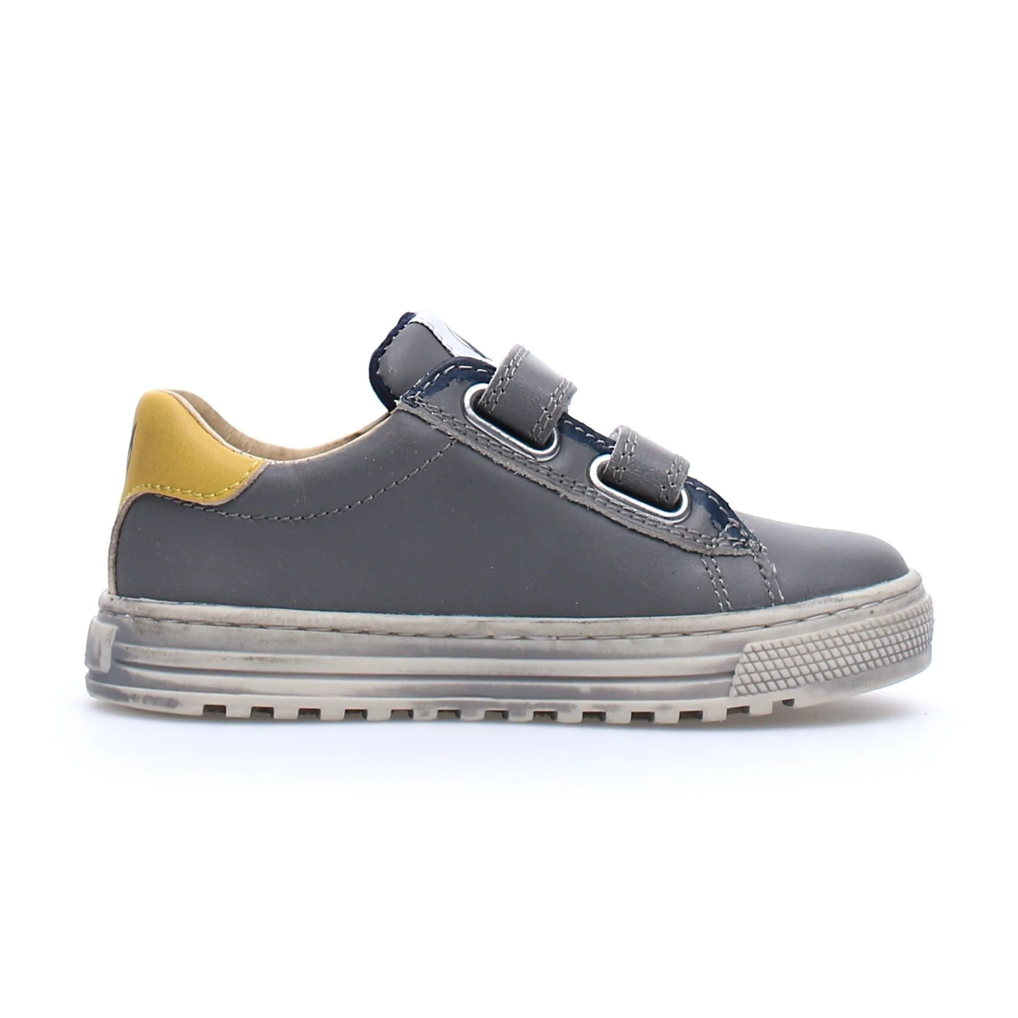 Naturino Boy's & Girl's Kokie Vl Calf Sneakers - Grey/Navy