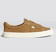 OCA Low Camel Suede Sneaker Women