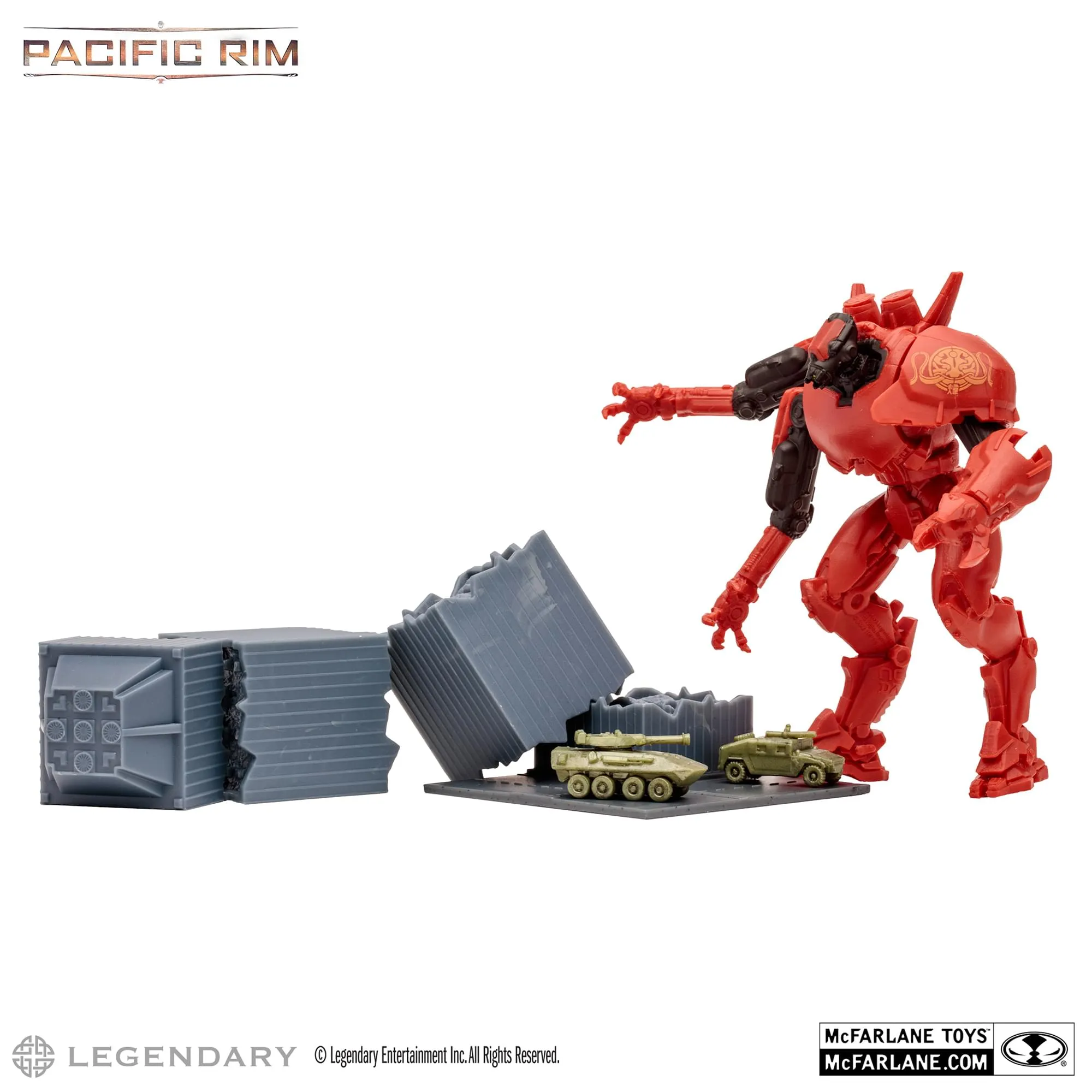 Pacific Rim 4 Inch Figure with Comic | Crimson Typhoon