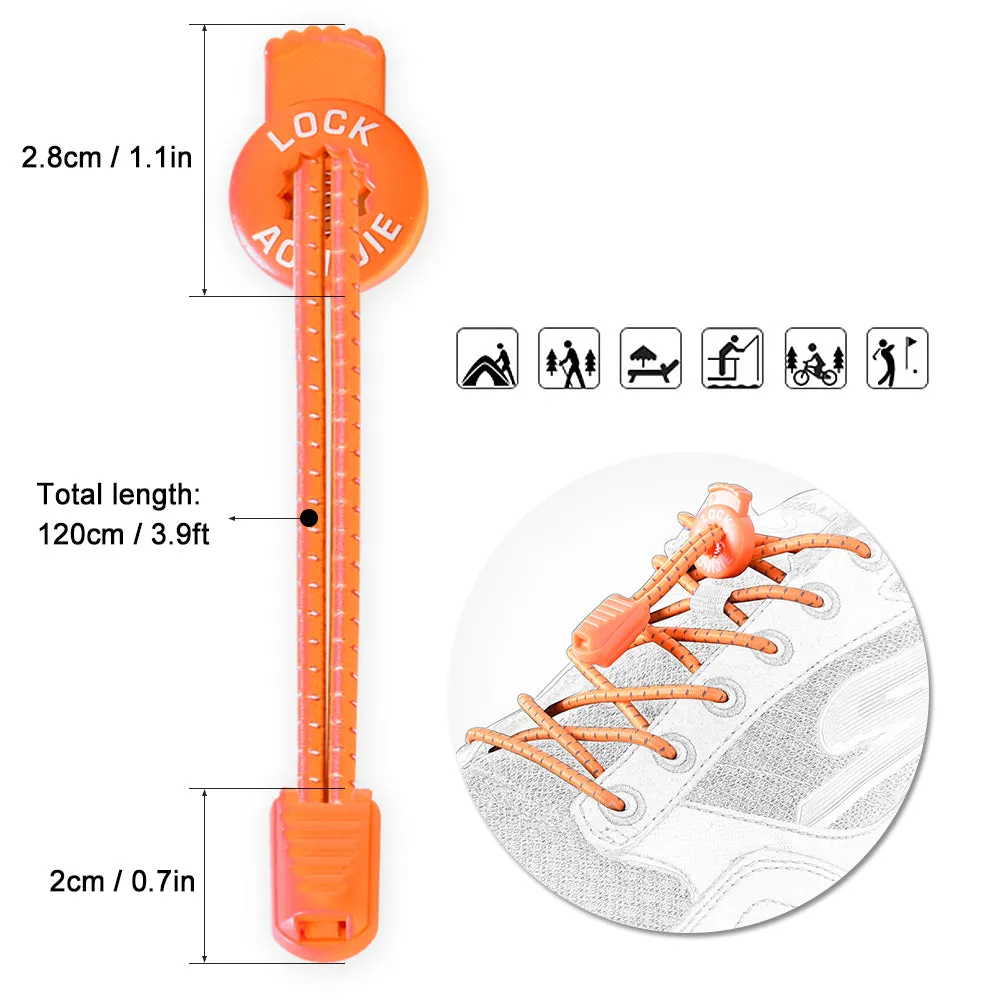 Pair of Fast Lace Reflective Shoelaces