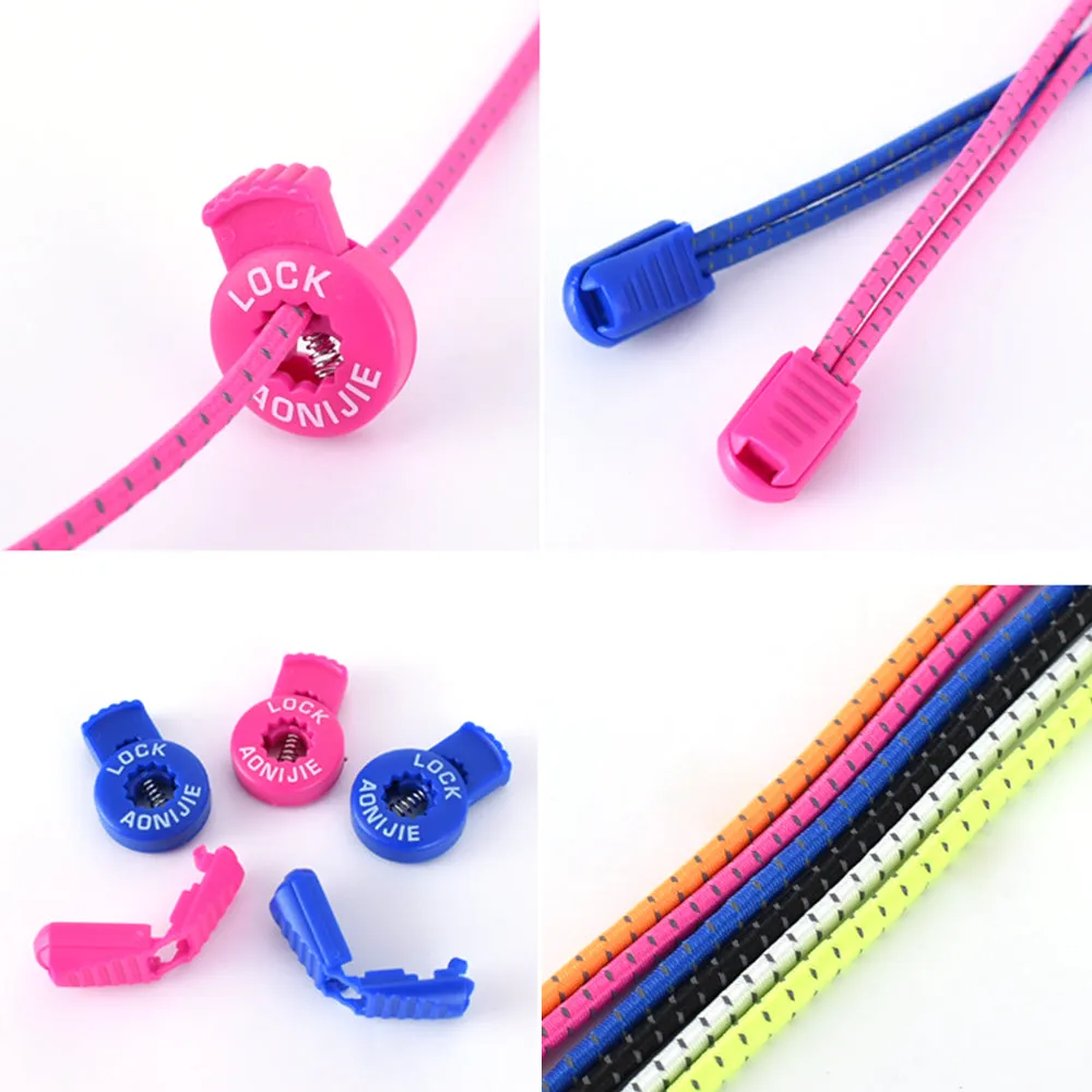 Pair of Fast Lace Reflective Shoelaces