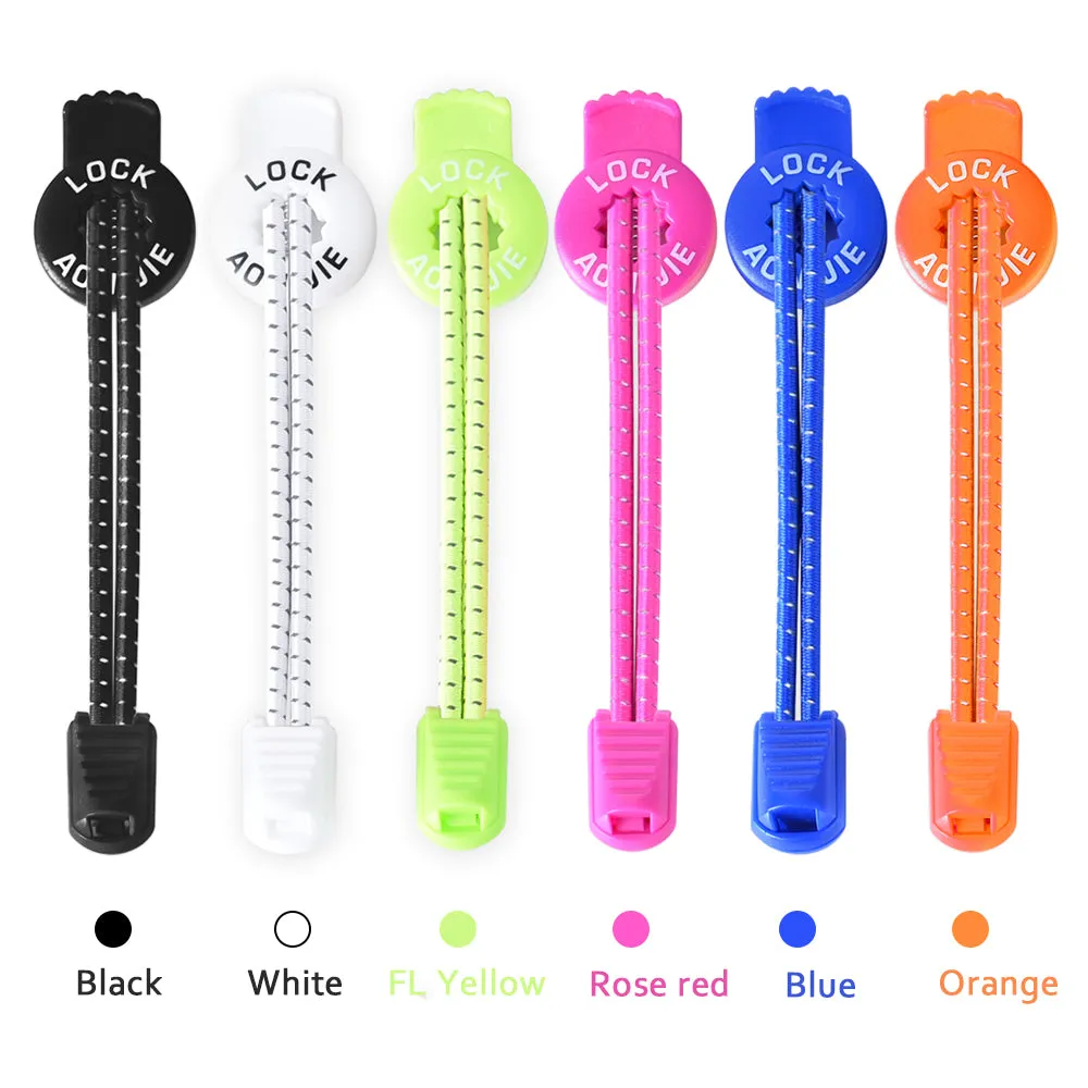 Pair of Fast Lace Reflective Shoelaces