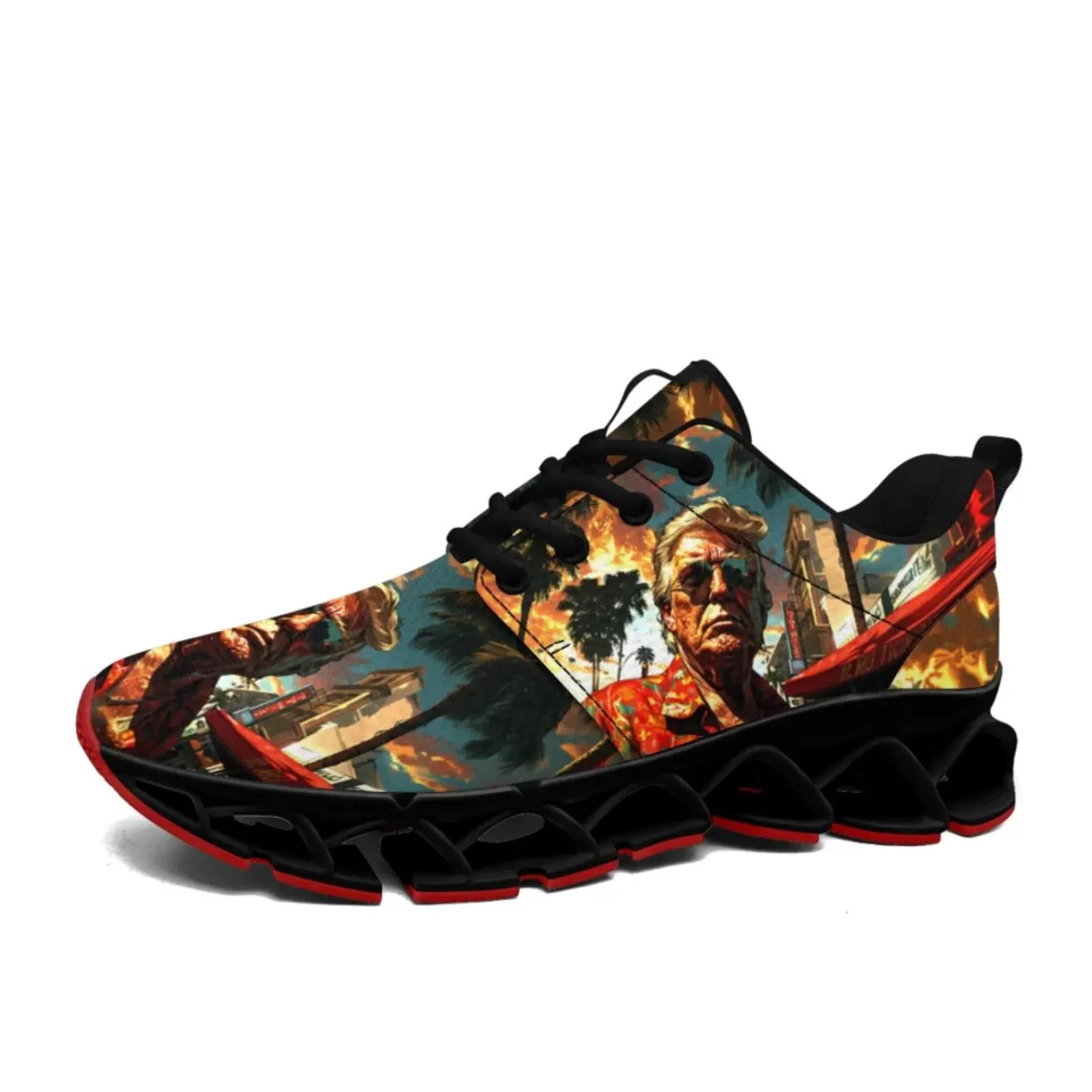Personalized Trump Sneakers, Custom Patriotic Shoes, Pride Unisex Shoes