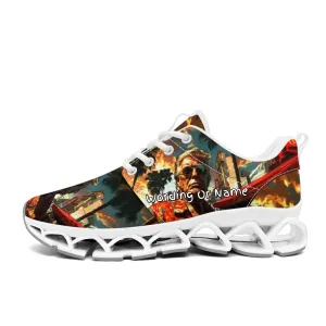 Personalized Trump Sneakers, Custom Patriotic Shoes, Pride Unisex Shoes