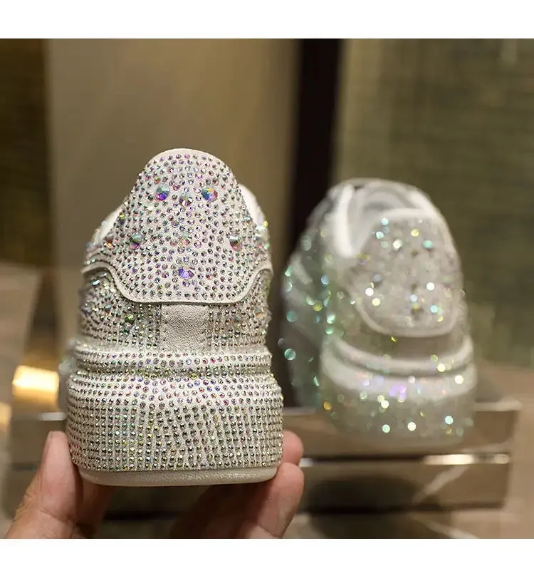 Platform Rhinestones Sneakers