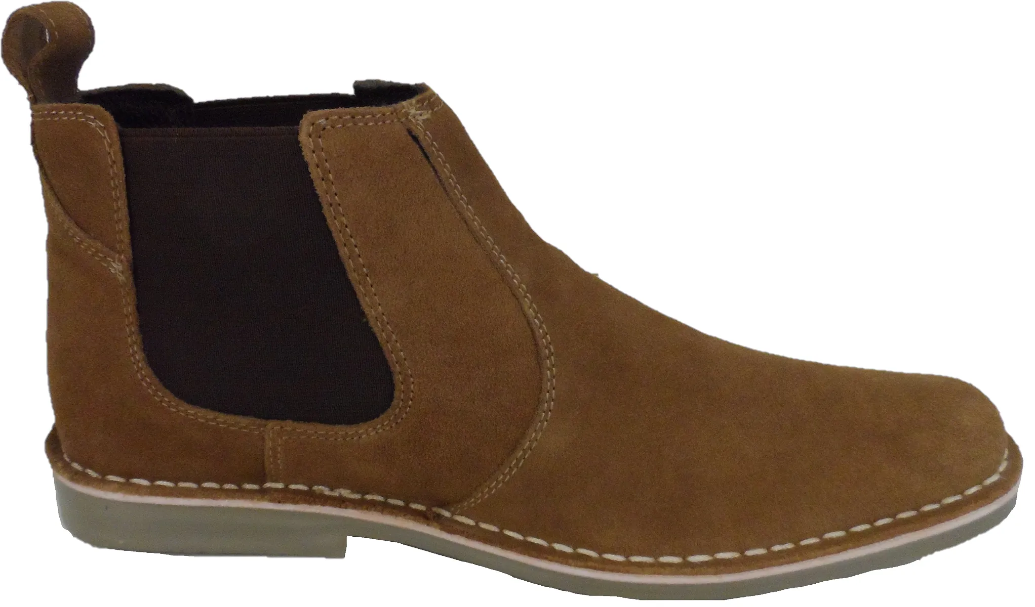 Roamers Beige Classic Mod, Ska, Retro Desert Dealer Chelsea Boots