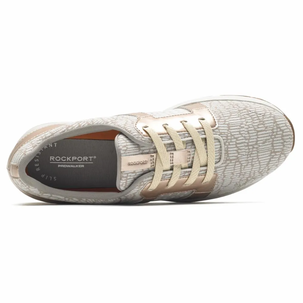 Rockport Women TRUSTRIDE KNIT TIE ROSE GOLD