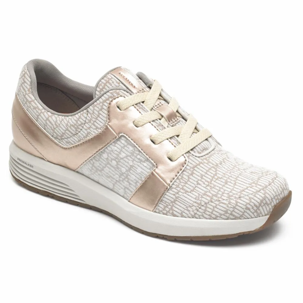 Rockport Women TRUSTRIDE KNIT TIE ROSE GOLD