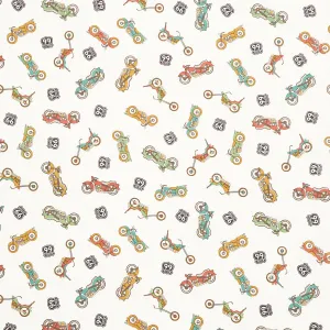 Route 66 - Bikes Cream Yardage