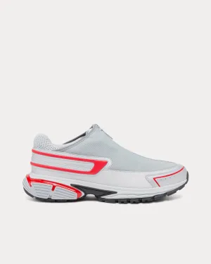 S-Serendipity Pro-X1 Zip X Grey / Red Slip On Sneakers