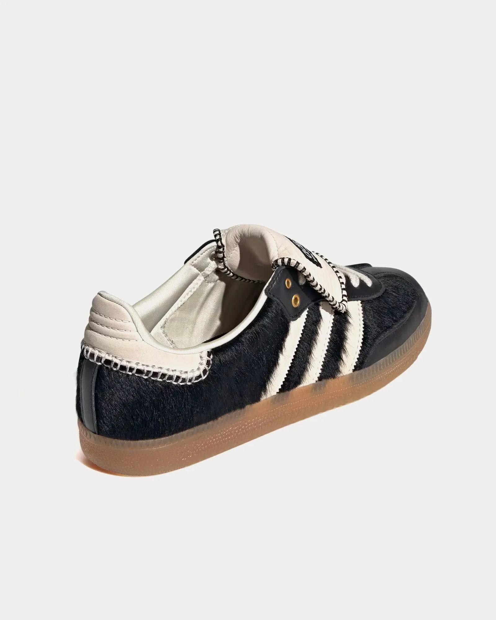 Samba Pony Tonal Core Black / Cream White / Cream White Low Top Sneakers
