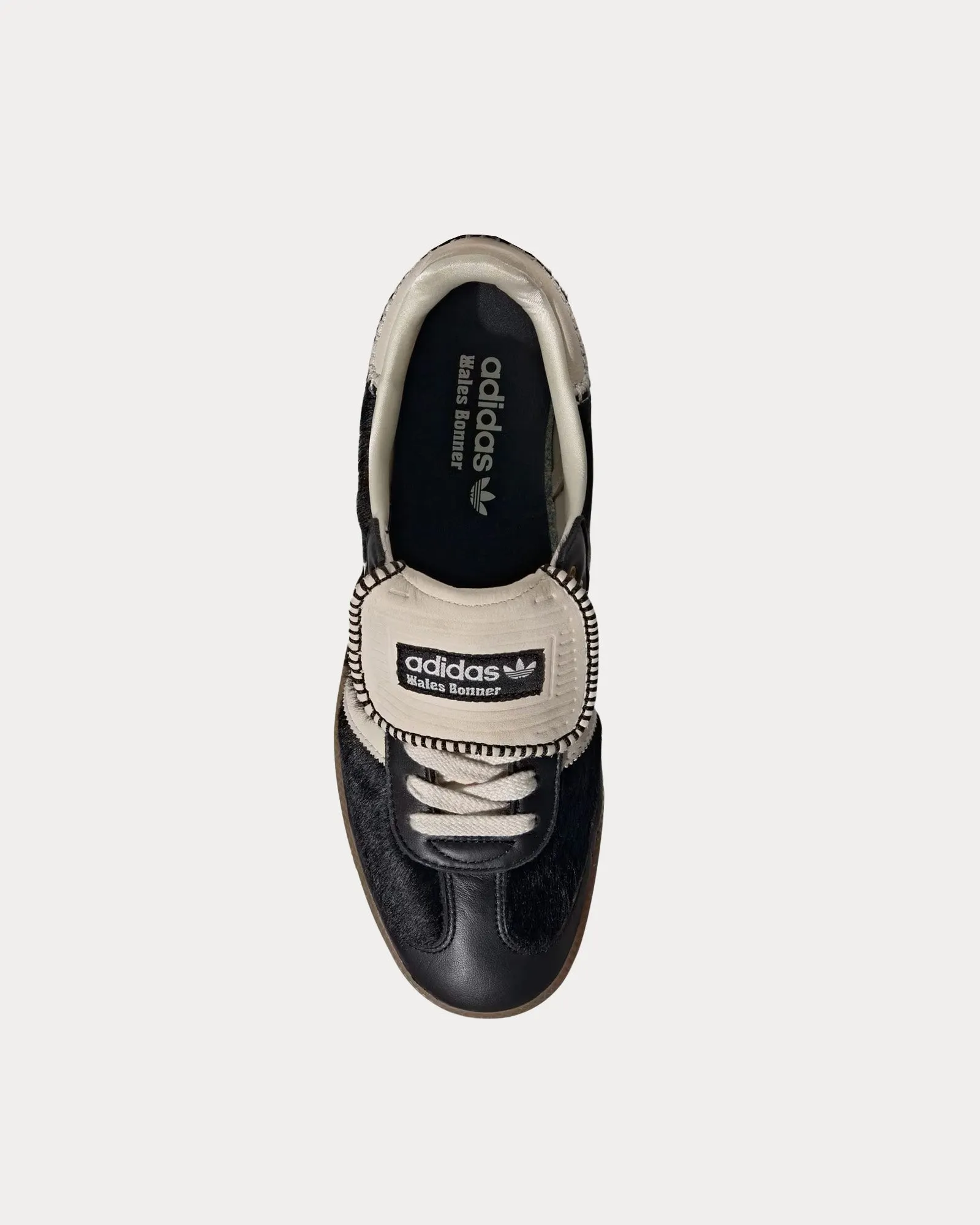 Samba Pony Tonal Core Black / Cream White / Cream White Low Top Sneakers