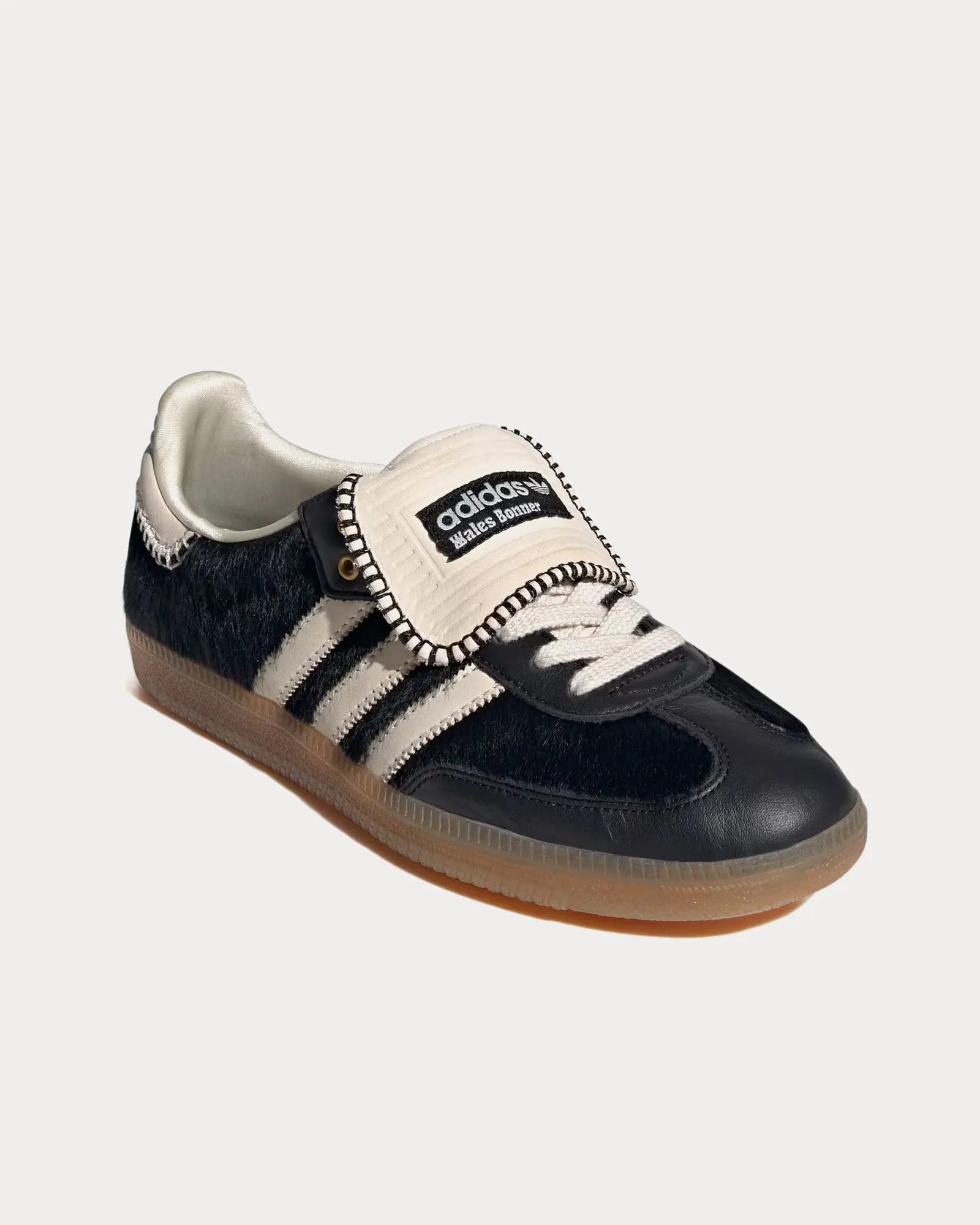 Samba Pony Tonal Core Black / Cream White / Cream White Low Top Sneakers