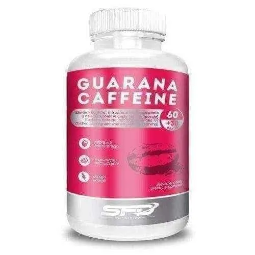SFD Guarana Coffein x 90 tablets, guarana koffein