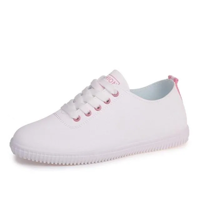Simple and Casual Round Toe Sneakers