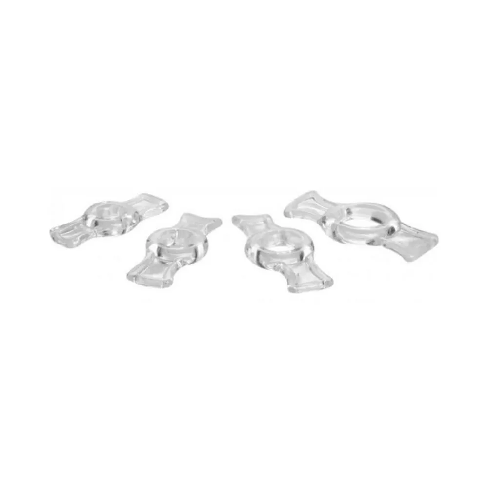 Size Matters Endurance Penis Ring Set Clear