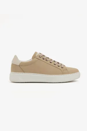 Sneakers scamosciate beige