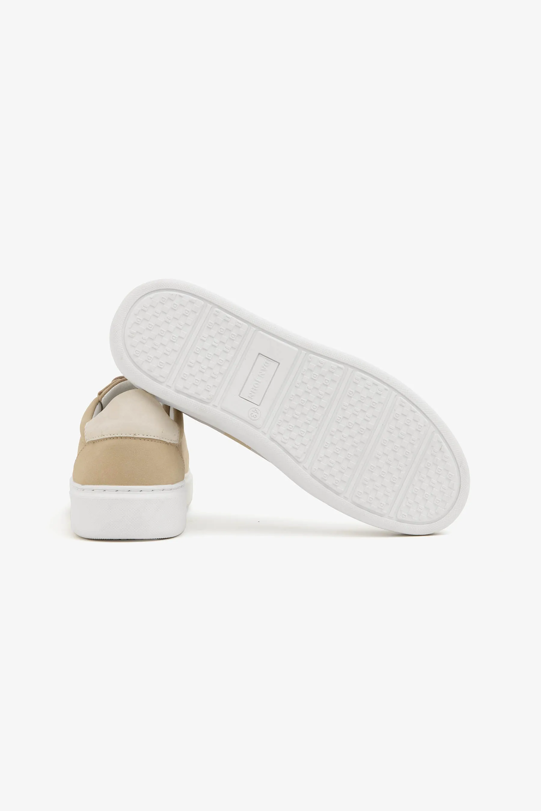 Sneakers scamosciate beige