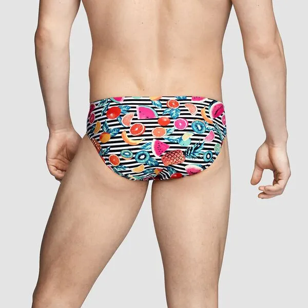 Speedo Mens Allover 7cm Brief - Fruitstripe
