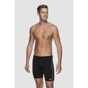 Speedo Mens End  Logo Waterboy Jammer - Black/White