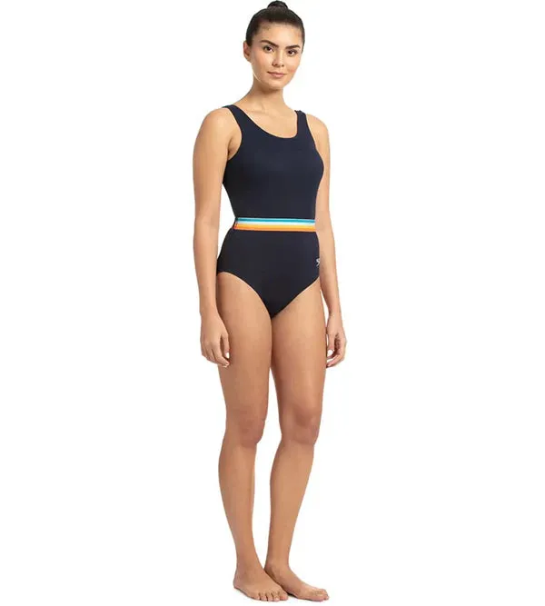 Speedo Women's Endurance  Belted U-Back One Piece