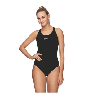 Speedo Womens Endurance  Leaderback Swimsuit - Black