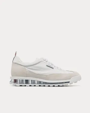 Tech Runner Clear Sole Nylon White Low Top Sneakers