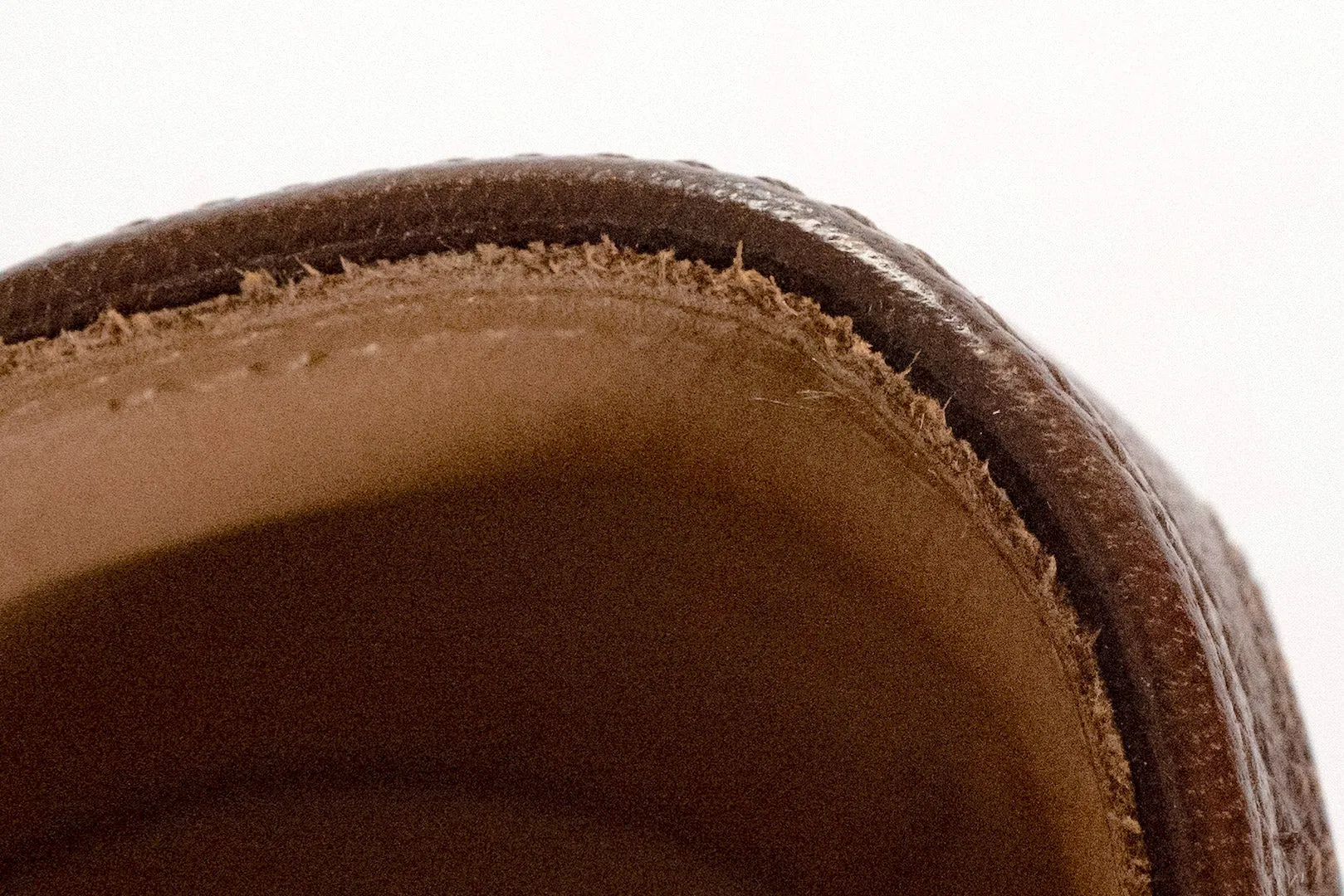 The Flat Head Horsehide Serviceman Shoes (Brown Tea-core)