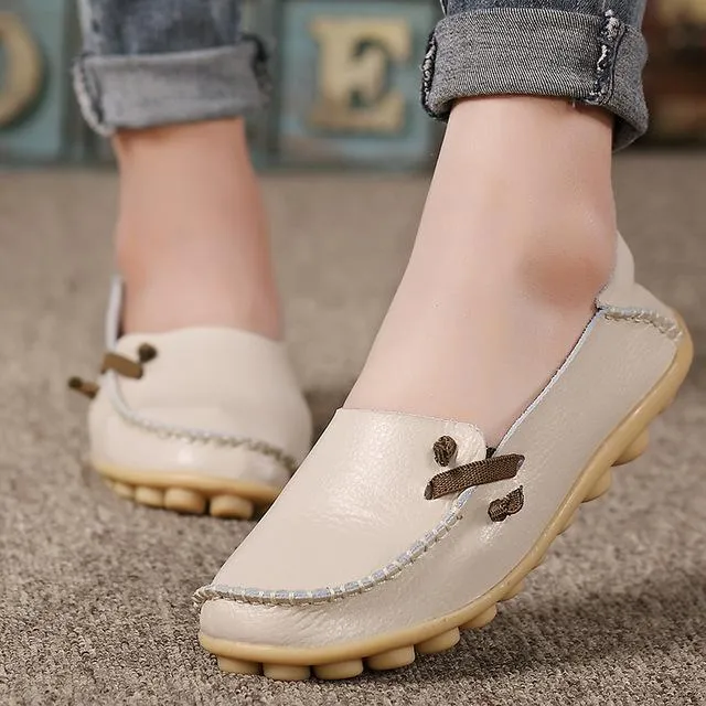 The Genuine Leather Lace up Shoes