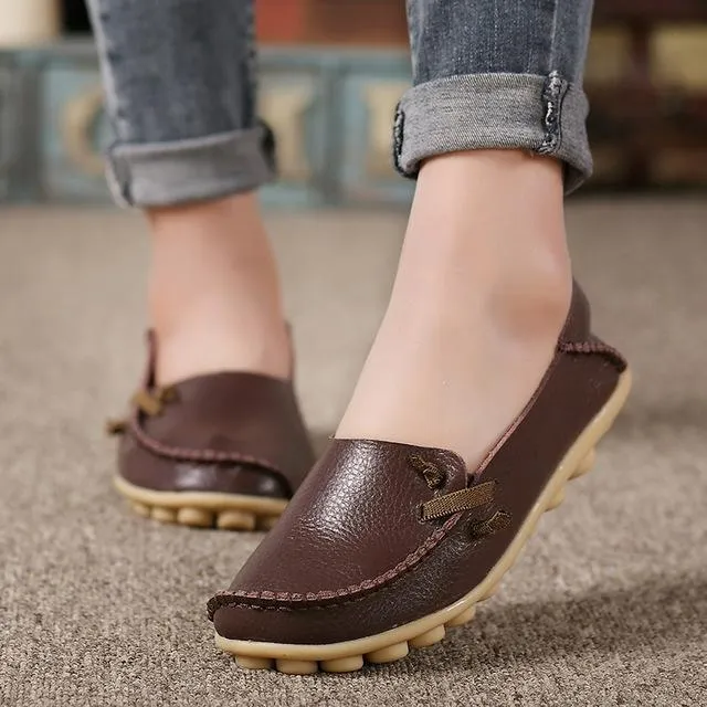 The Genuine Leather Lace up Shoes