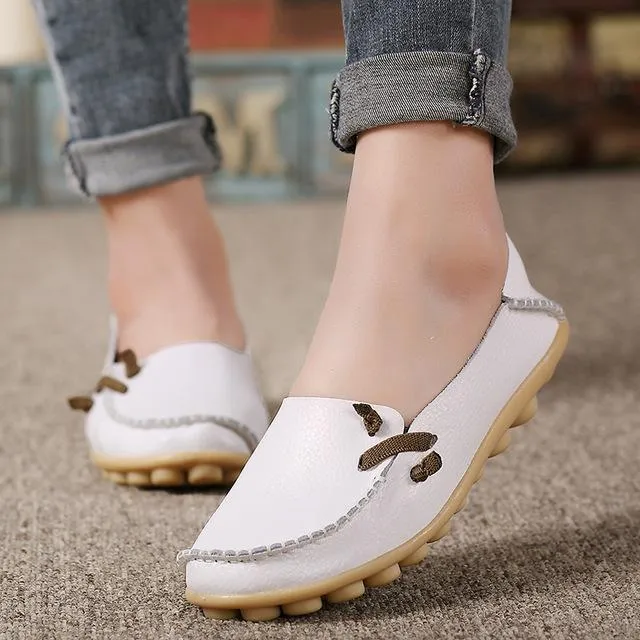 The Genuine Leather Lace up Shoes