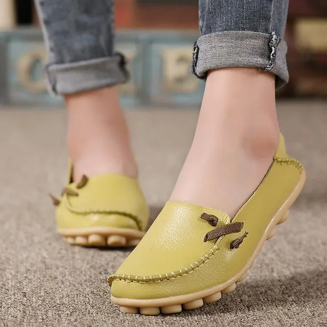 The Genuine Leather Lace up Shoes