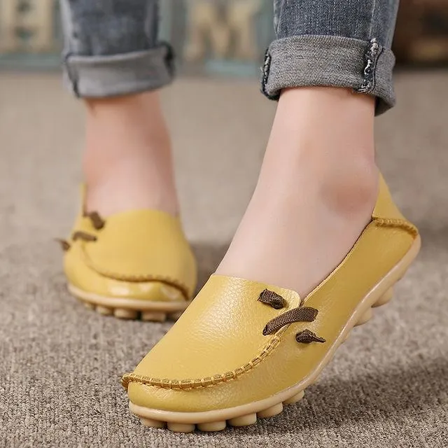 The Genuine Leather Lace up Shoes