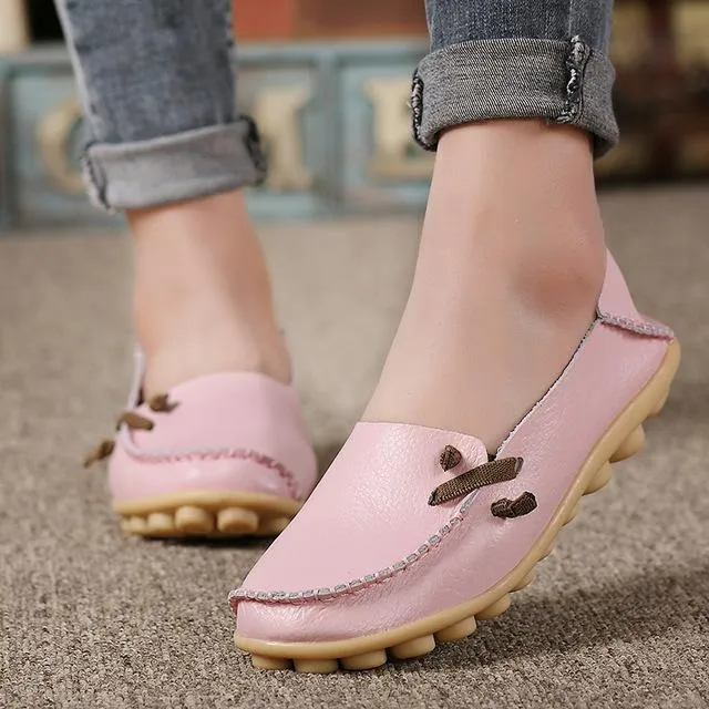The Genuine Leather Lace up Shoes