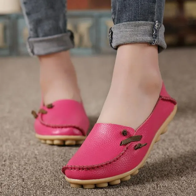 The Genuine Leather Lace up Shoes