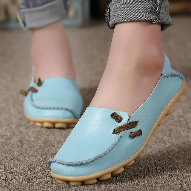 The Genuine Leather Lace up Shoes
