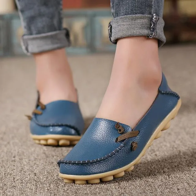 The Genuine Leather Lace up Shoes