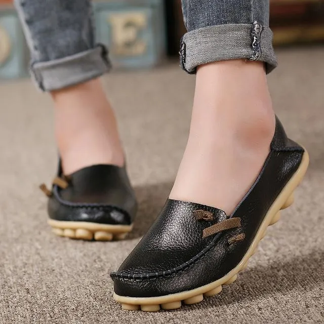 The Genuine Leather Lace up Shoes