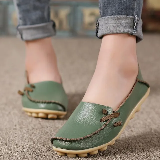 The Genuine Leather Lace up Shoes