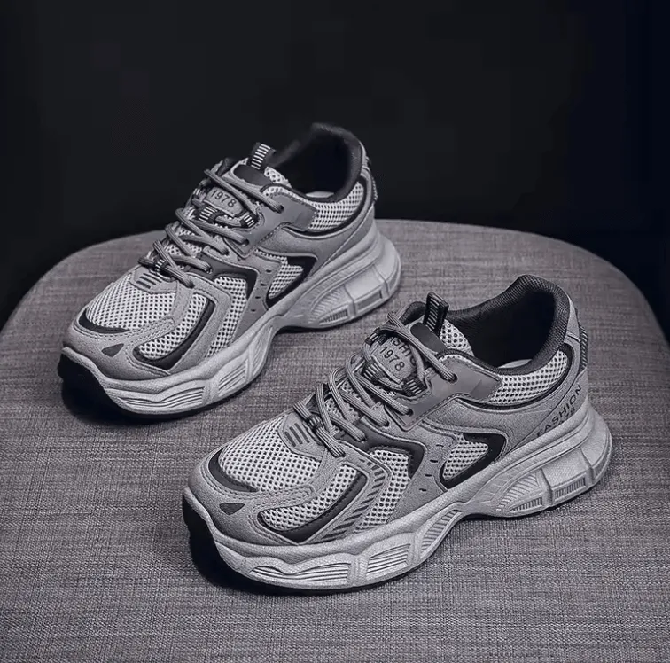 Thick Bottom Paris Dad Shoes – Lightweight, Stylish & Perfect for Casual Exercise