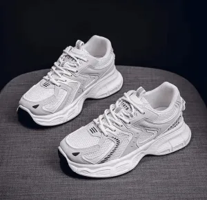 Thick Bottom Paris Dad Shoes – Lightweight, Stylish & Perfect for Casual Exercise
