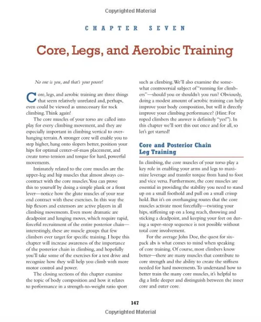 Training For Climbing