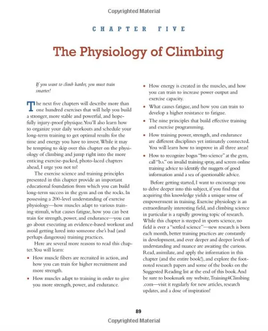 Training For Climbing