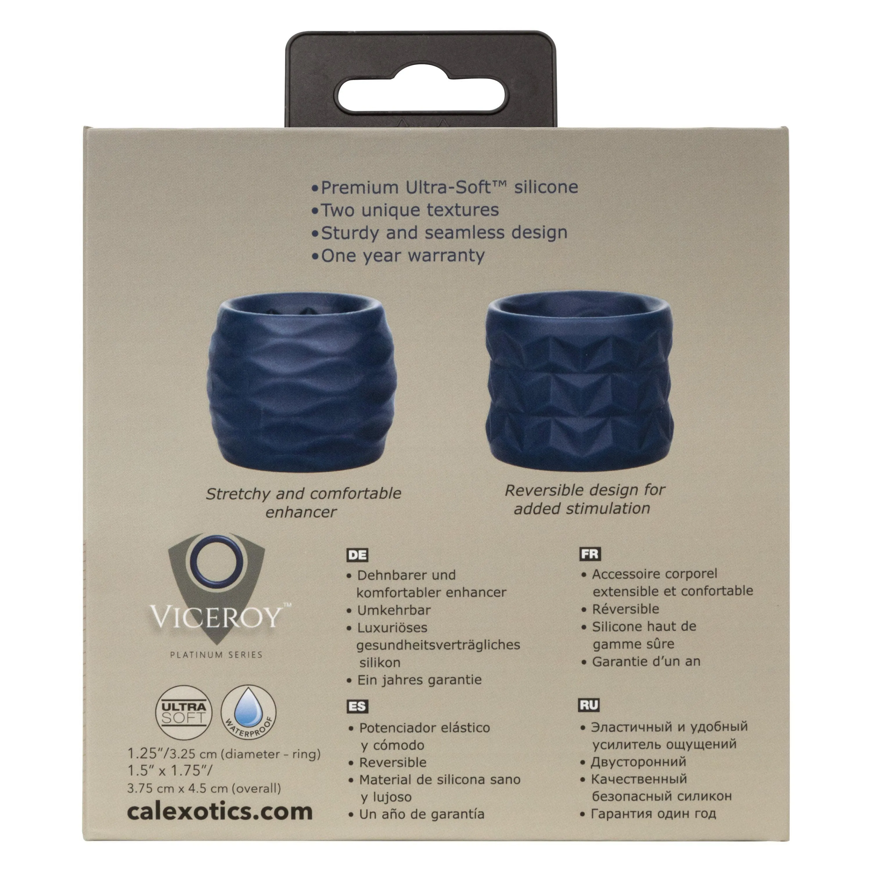 Viceroy Reverse Endurance Ring Silicone Penis Ring