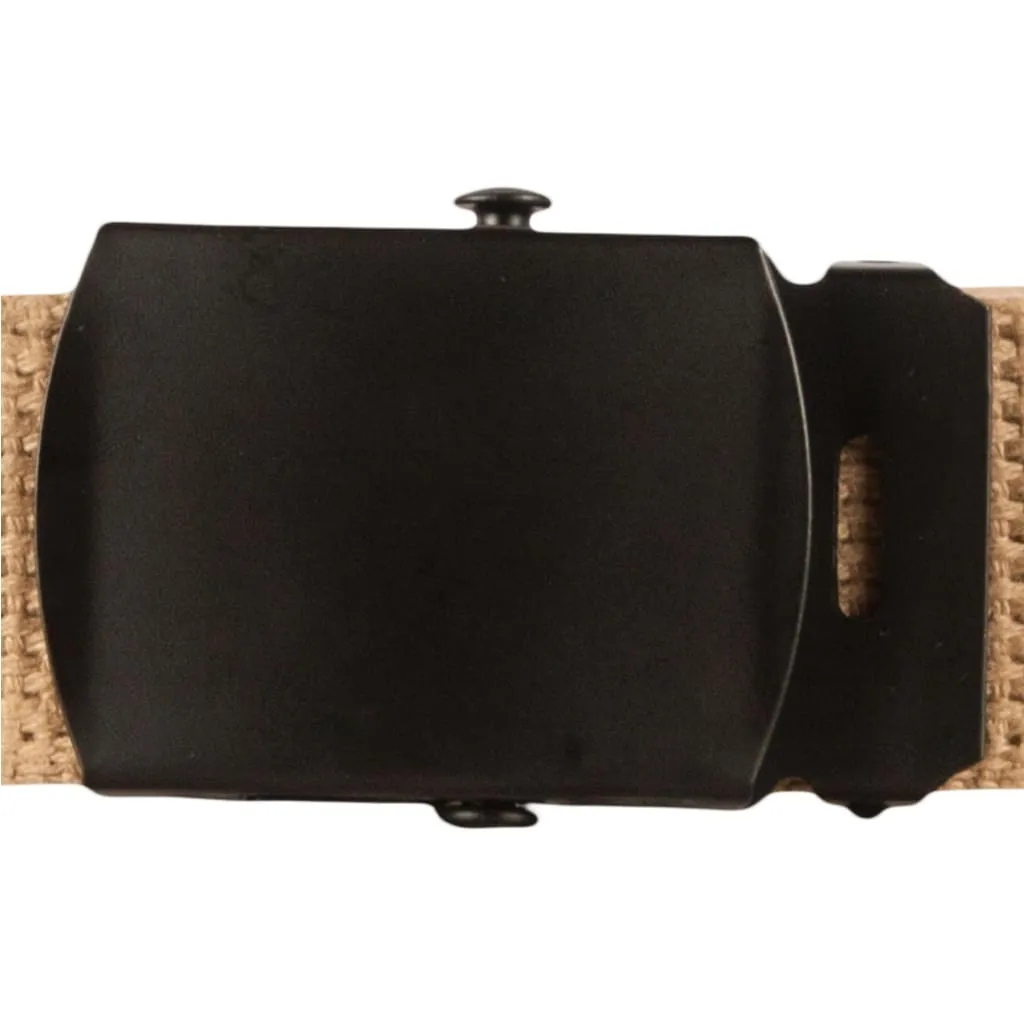 Web Belt with Black Roller Buckle (Pack of 12)