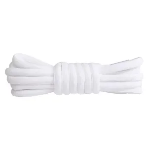 White - Thin Oval Laces