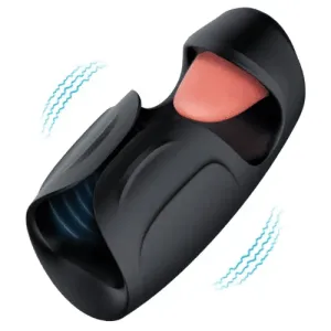 XG18 Glans Trainer 10 Licking Tapping Vibrating Penis Massager